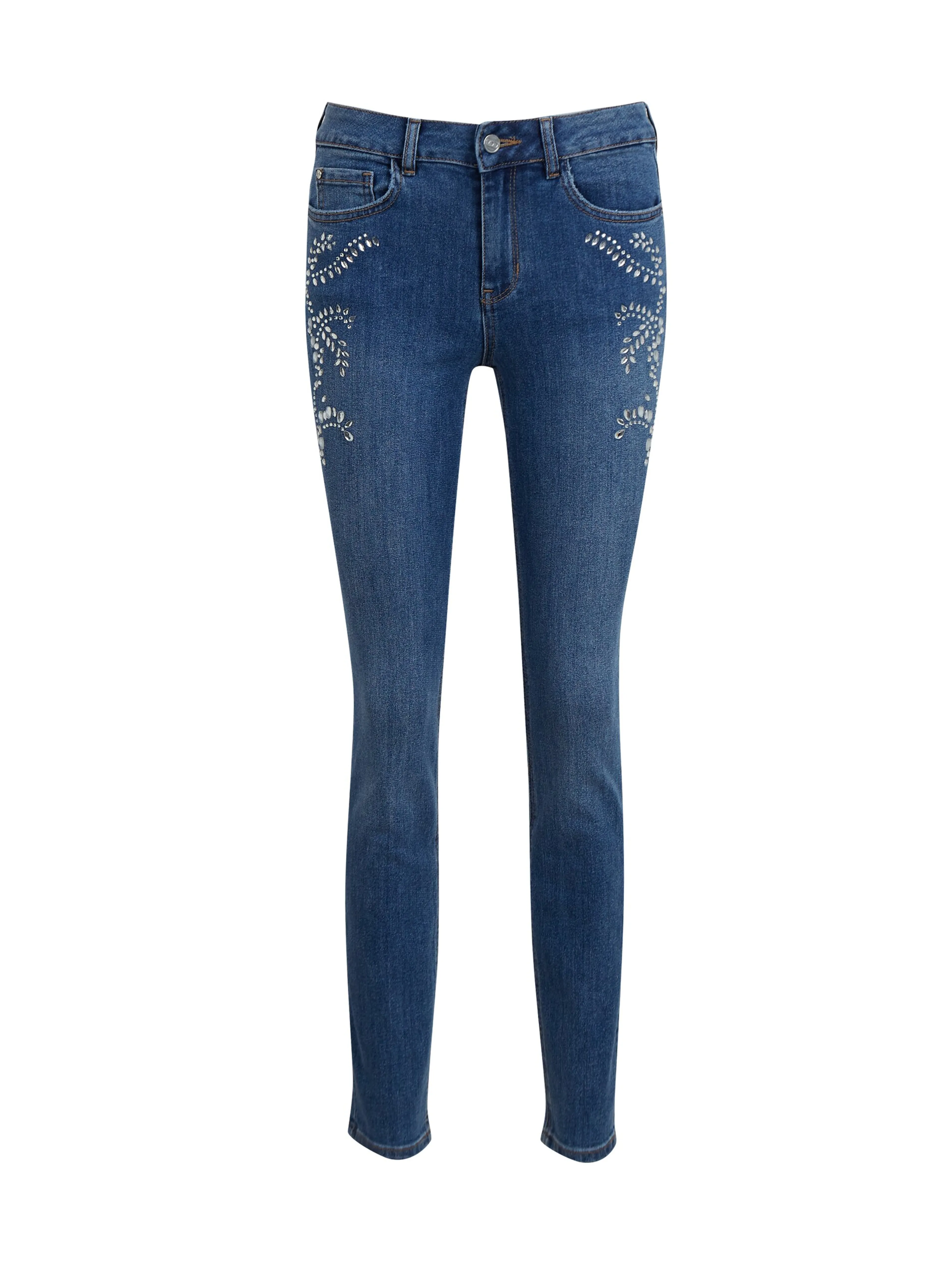 Blaue Damen Slim Fit Jeans ORSAY