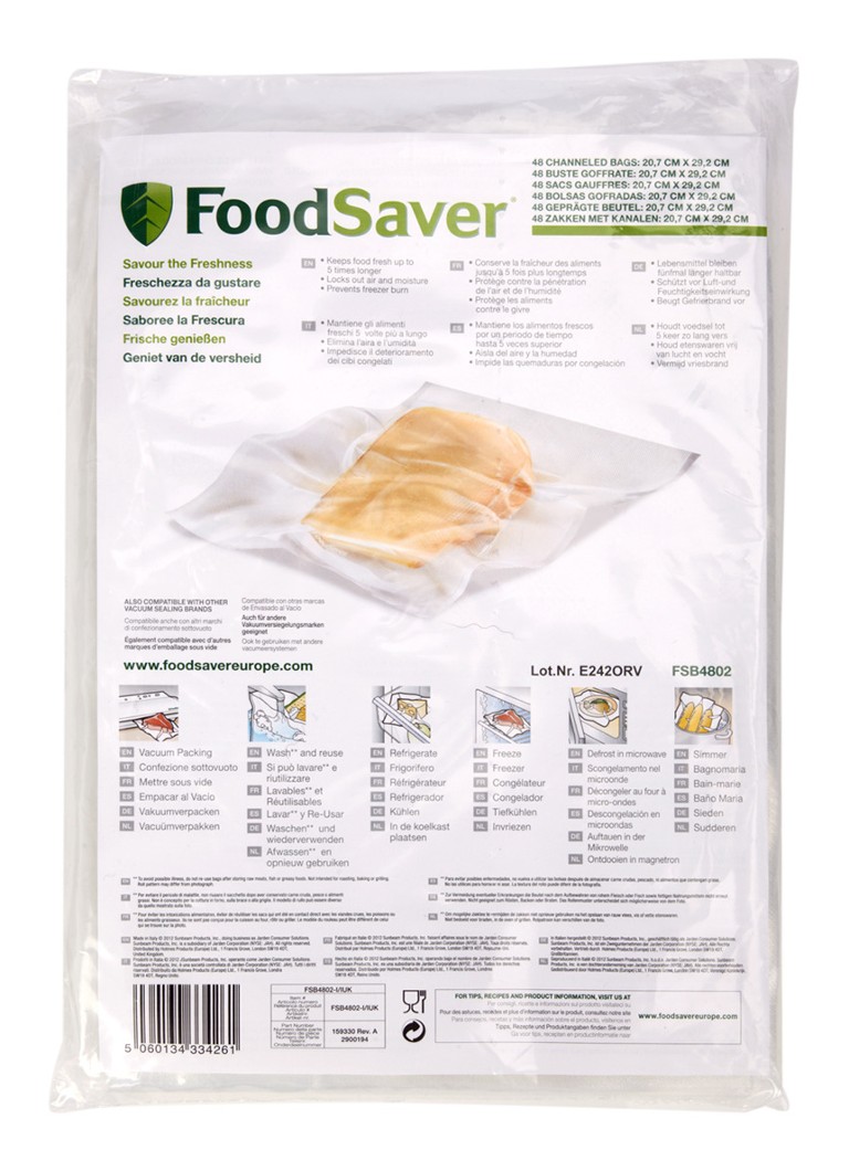 Foodsaver vakuuma maisiņi 0,9 litri 48 gabali