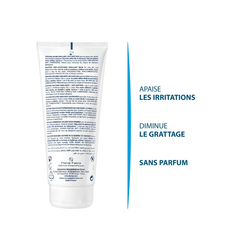 Ducray Dexyane Baume émollient 200 ml Baume émollient