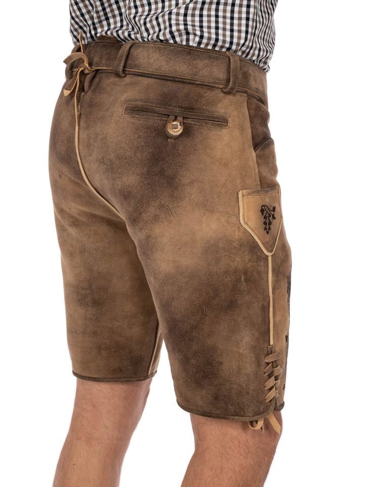 MADDOX Lederhose ALLNERSEE in hellbraun günstig kaufen