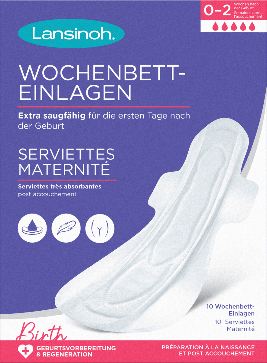 Wochenbett Einlagen, Gr. L, 10 St