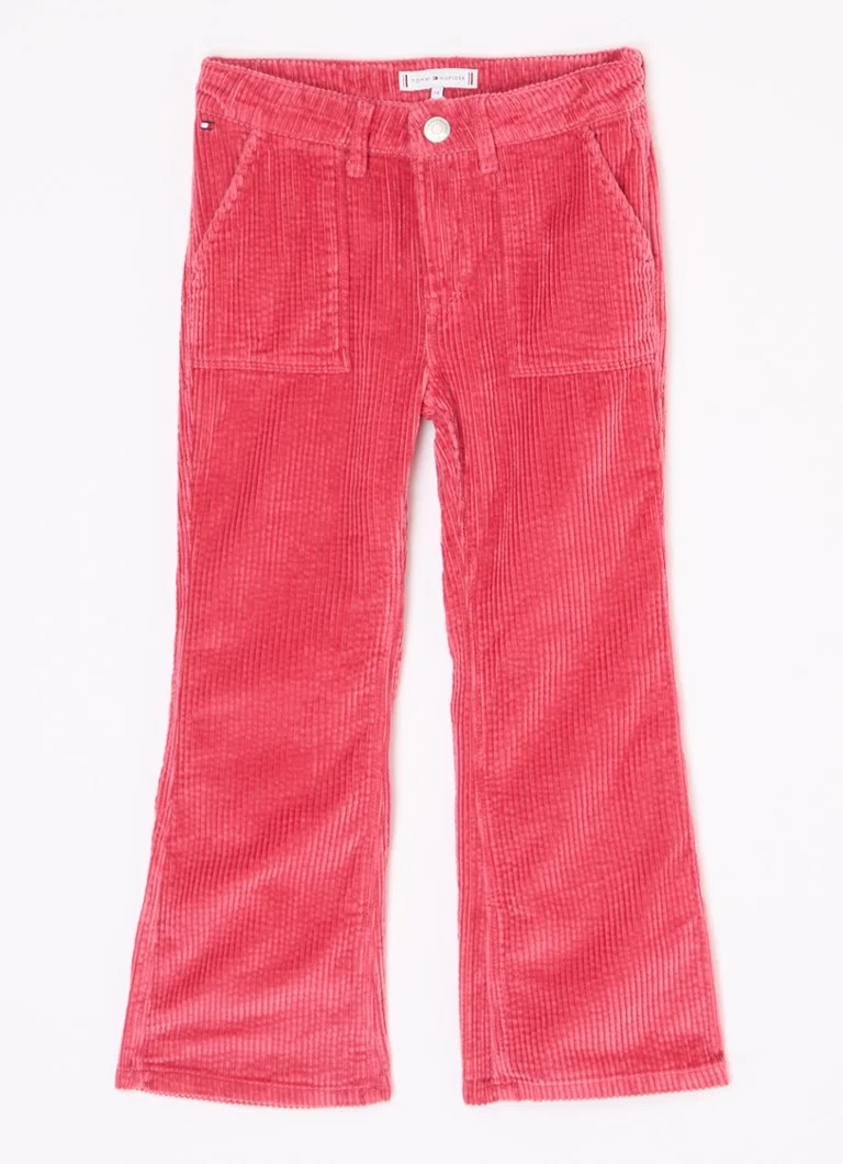 Pantaloni evazați din catifea reiată Tommy Hilfiger