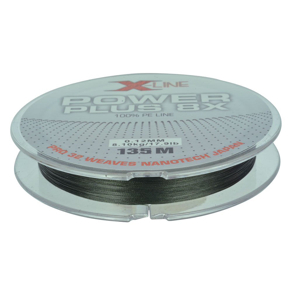 X-Line Power Plus 8x Împletitură Verde 135m