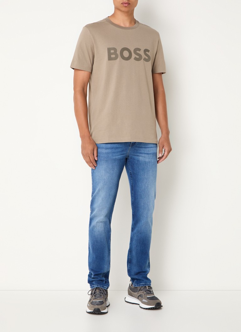 Koszulka HUGO BOSS z lustrem i nadrukowanym logo