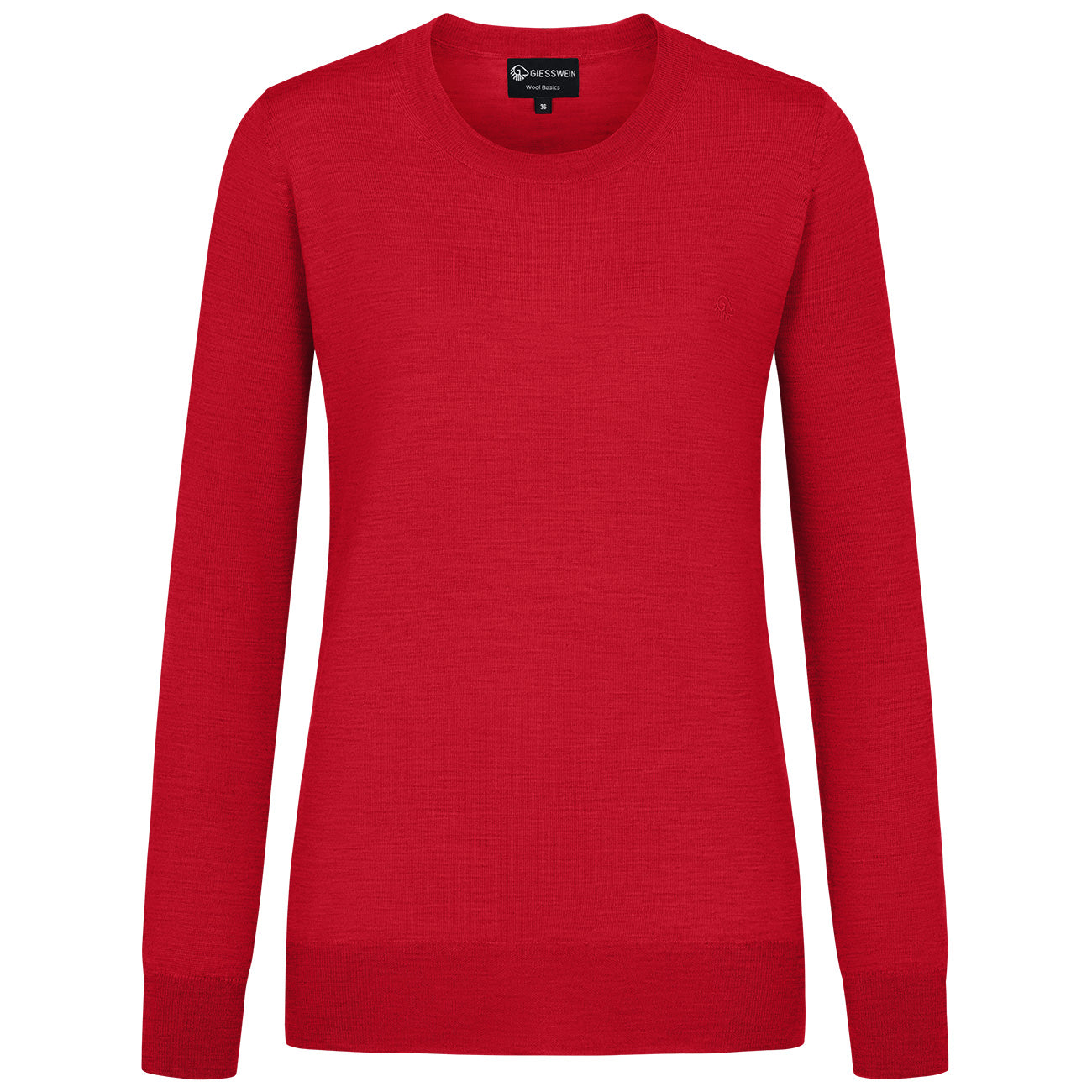 Baumwollpullover Rundhals Damen