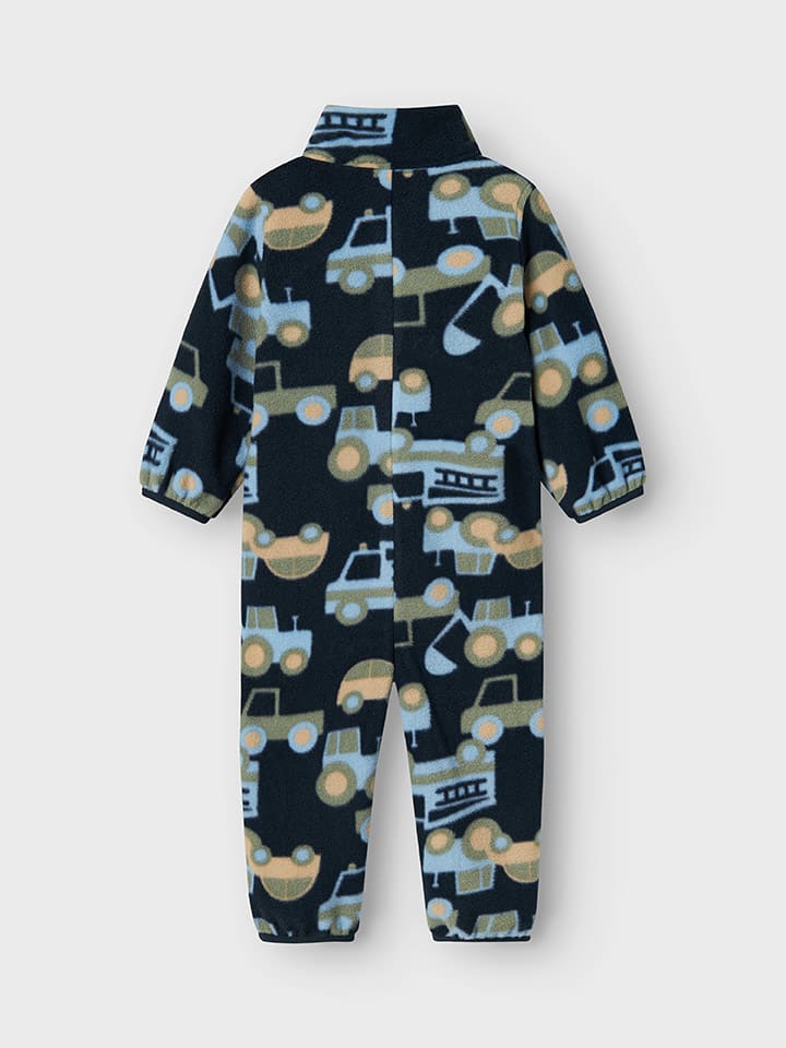 name it Fleece-Overall in Dunkelblau/ Bunt günstig kaufen