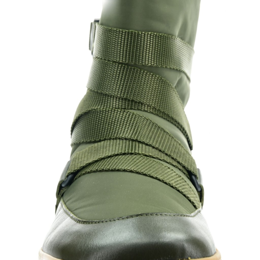 Shapen Frosty Olive grüne Winterbarfußschuhe