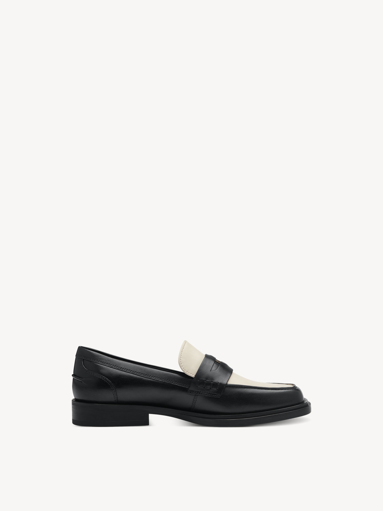 Slipper en cuir - noir