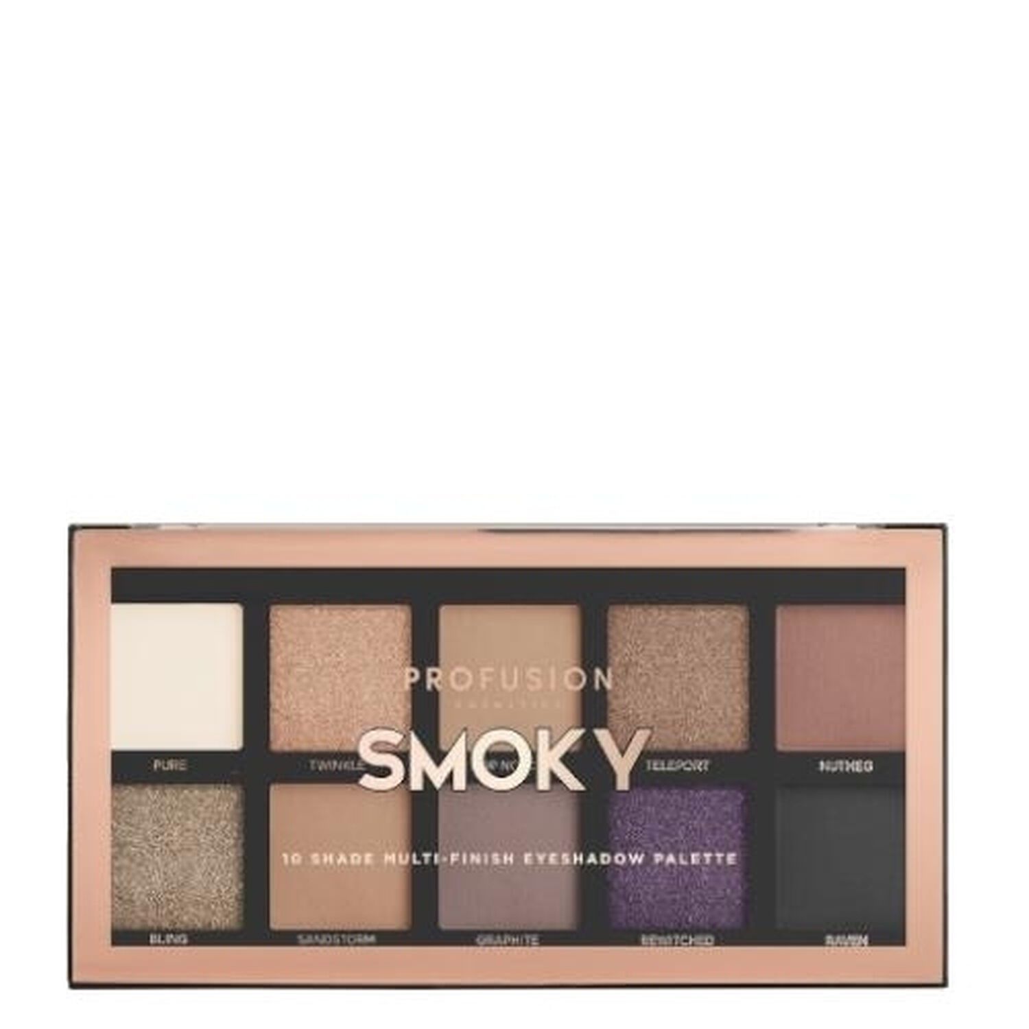 Profusion Cosmetics Palette Smoky 10 Ombres à Paupières