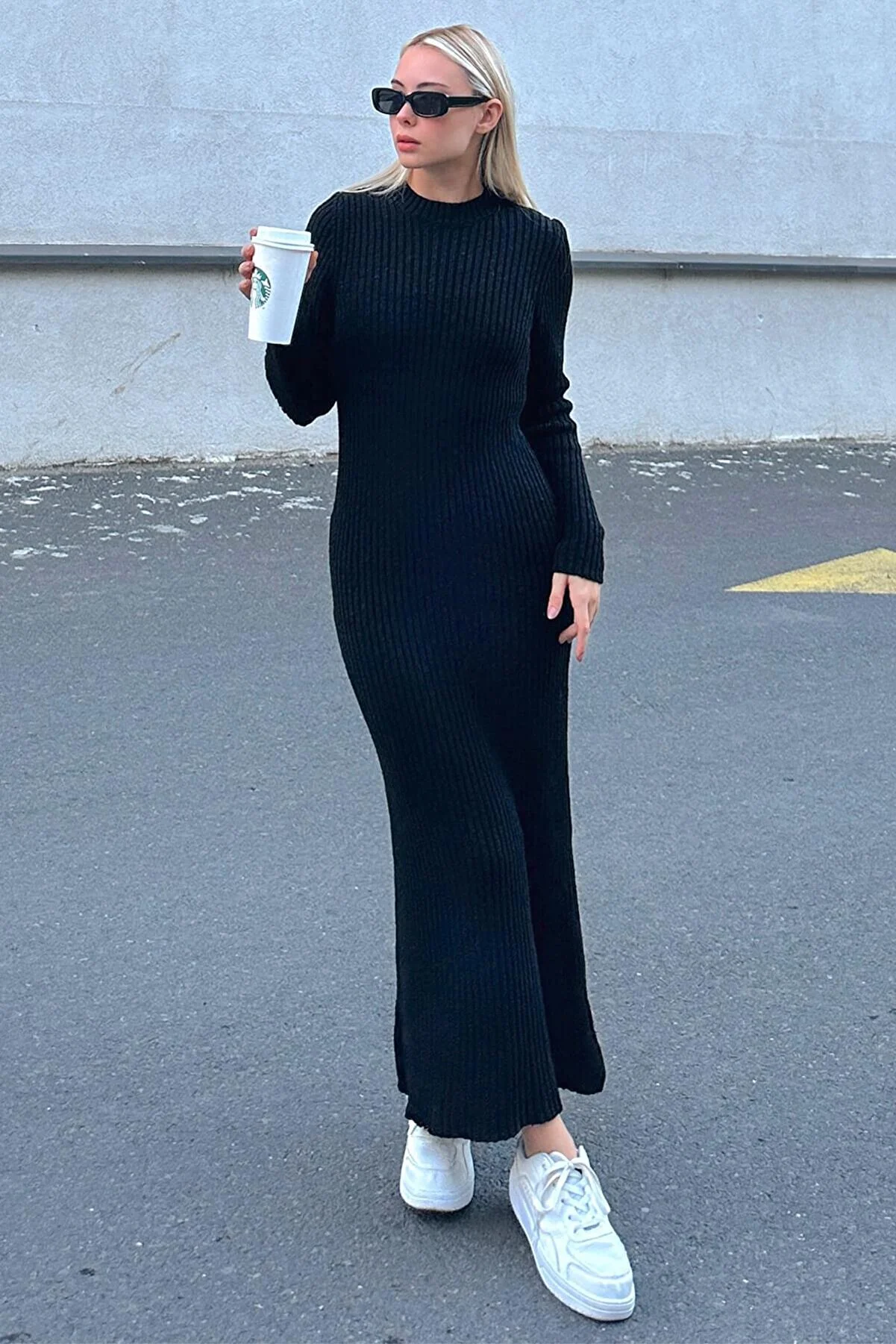 Swist  Kleid - Schwarz - Basic