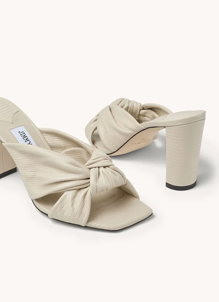 Chinelo de couro Jimmy Choo Avenue 85