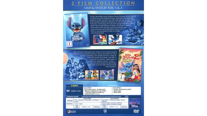 Lilo & Stitch - Doppelpack ( Classics + 2. Teil)  [2 DVDs]