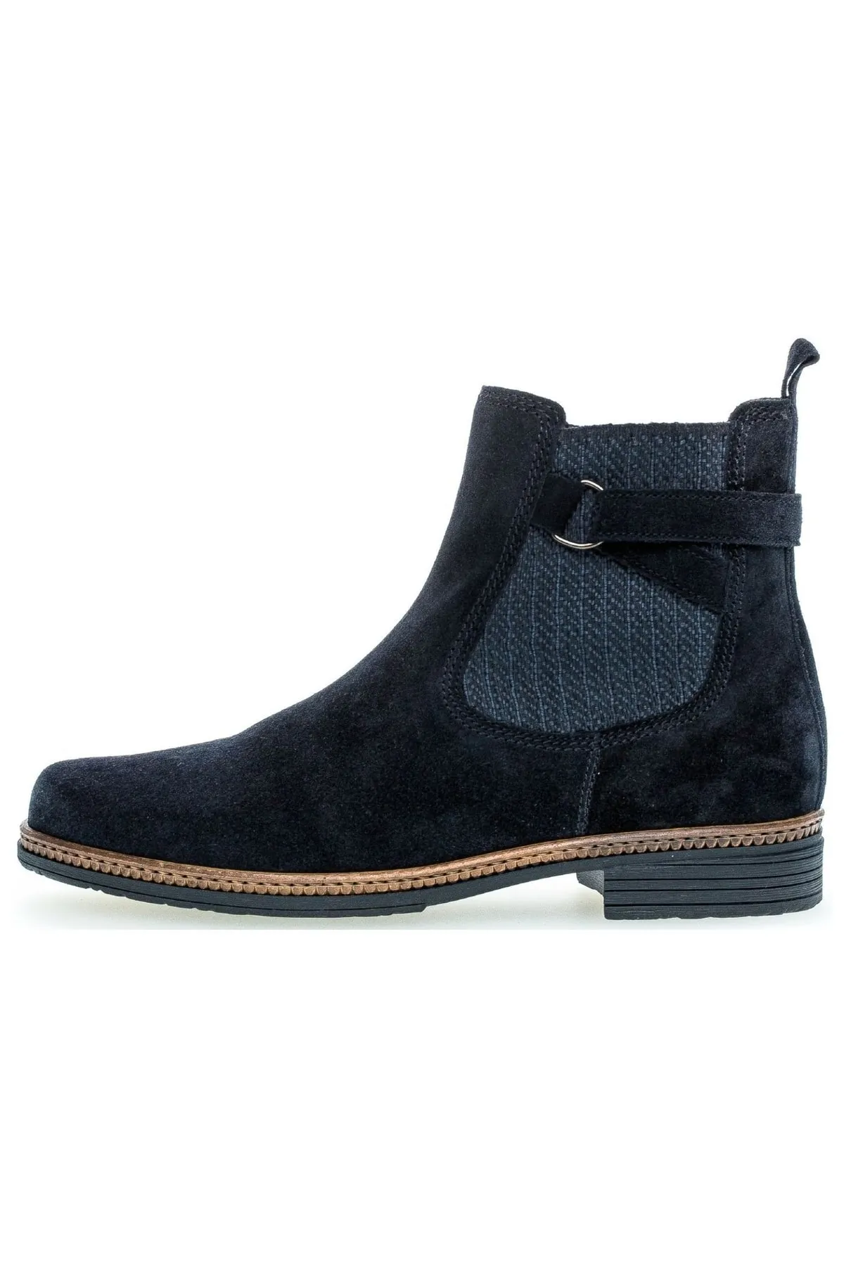 GABOR  Stiefelette - Blau - Blockabsatz