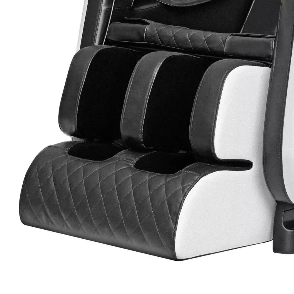 Happy Home Elektrischer Massagesessel mit Airbag-Massage, Schwarz / Off-White