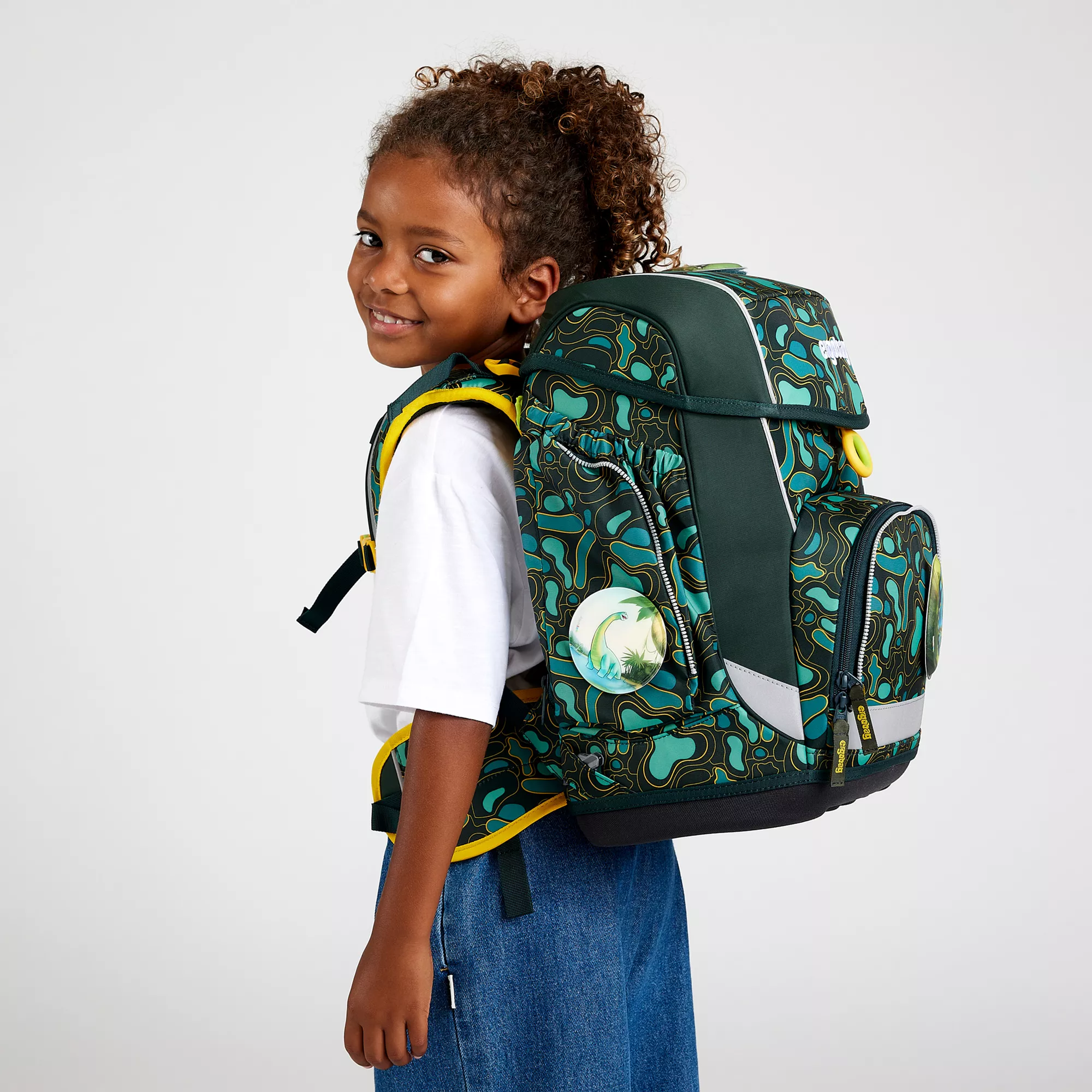 ergobag Schulranzen Set Tribäratops