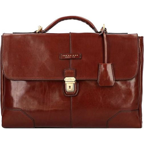 The Bridge Vespucci Aktentasche Leder 40 cm Laptopfach