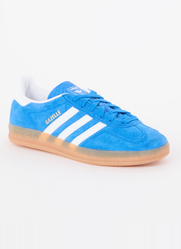 Sneaker Adidas Gazelle Indoor in pelle scamosciata con dettagli in pelle