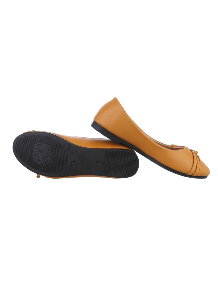 Ital-Design Ballerina in Camel günstig kaufen