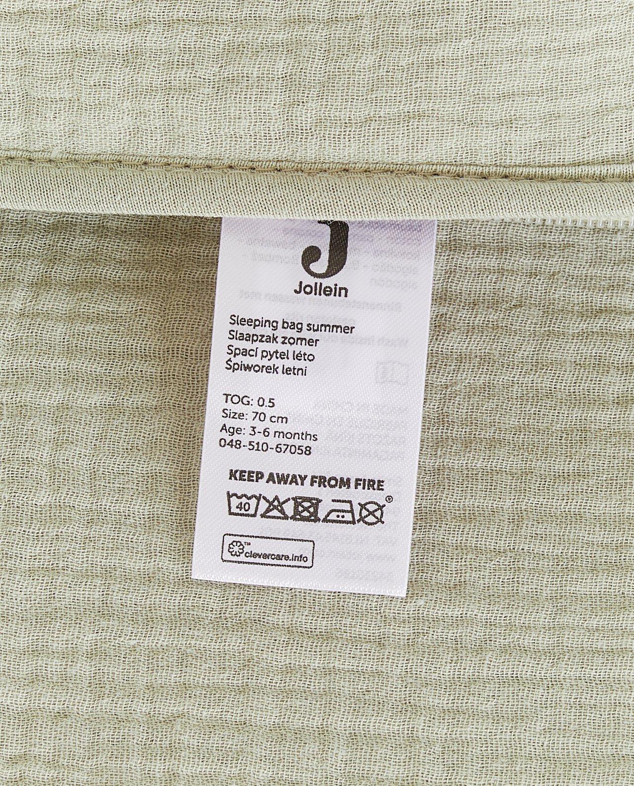 Jollein Tetra vreća za spavanje (70 cm), TOG 0,5 kaki