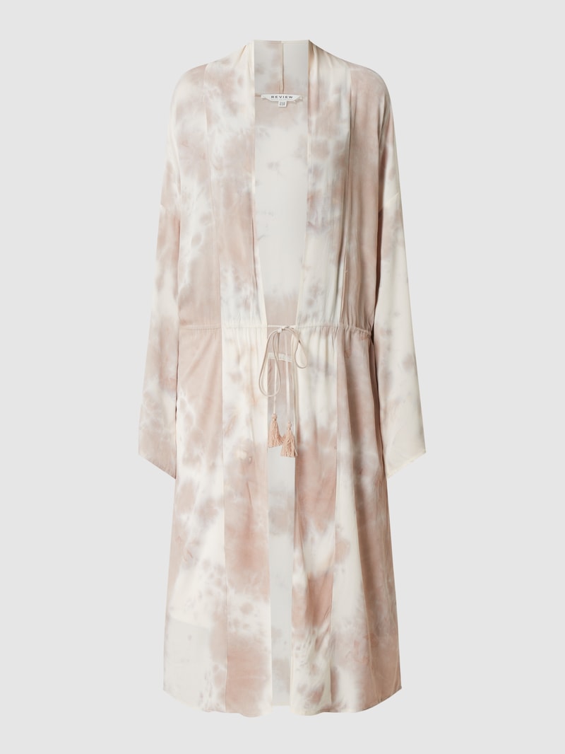 Kimono aus Viskose in mauve