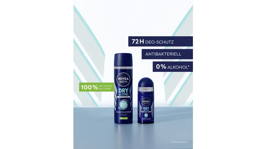 NIVEA MEN Deo Roll-on Dry Active Anti-Transpirant 50 ml