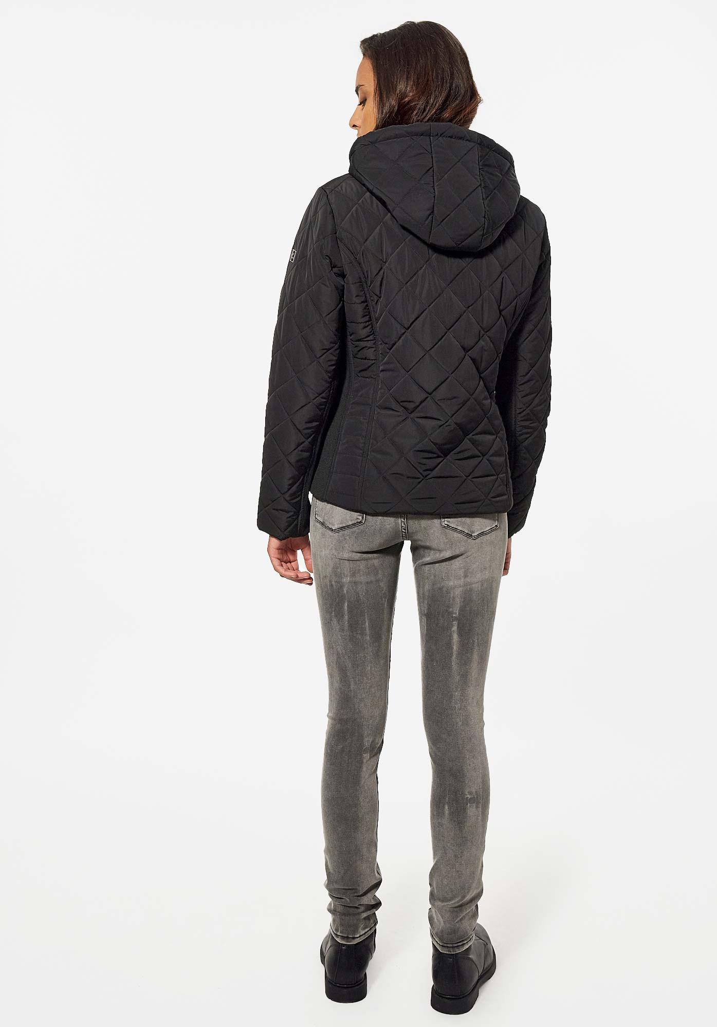 DAVE   Doudoune noire Femme