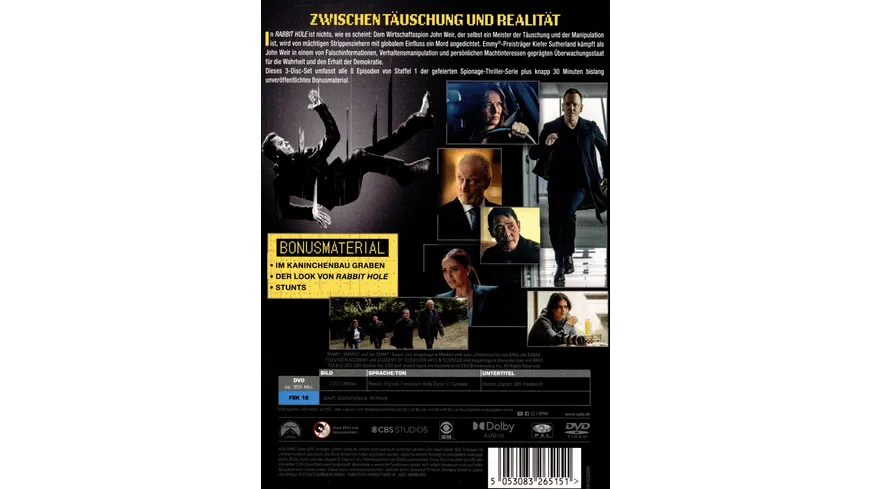 Rabbit Hole: Staffel 1  [3 DVDs]