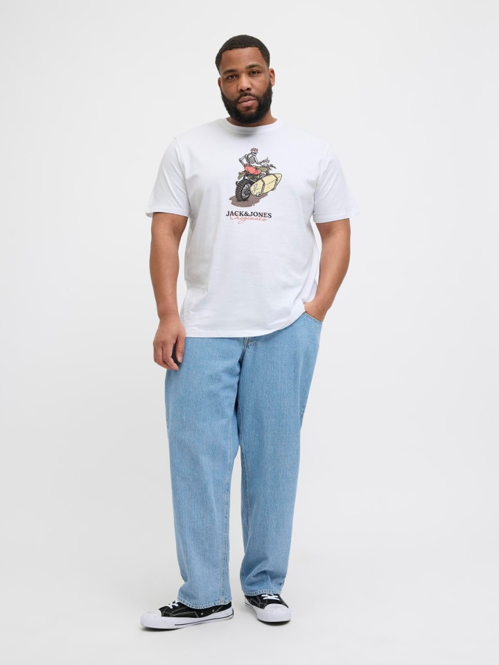 JACK & JONES PLUS T-shirt in Bright White günstig kaufen