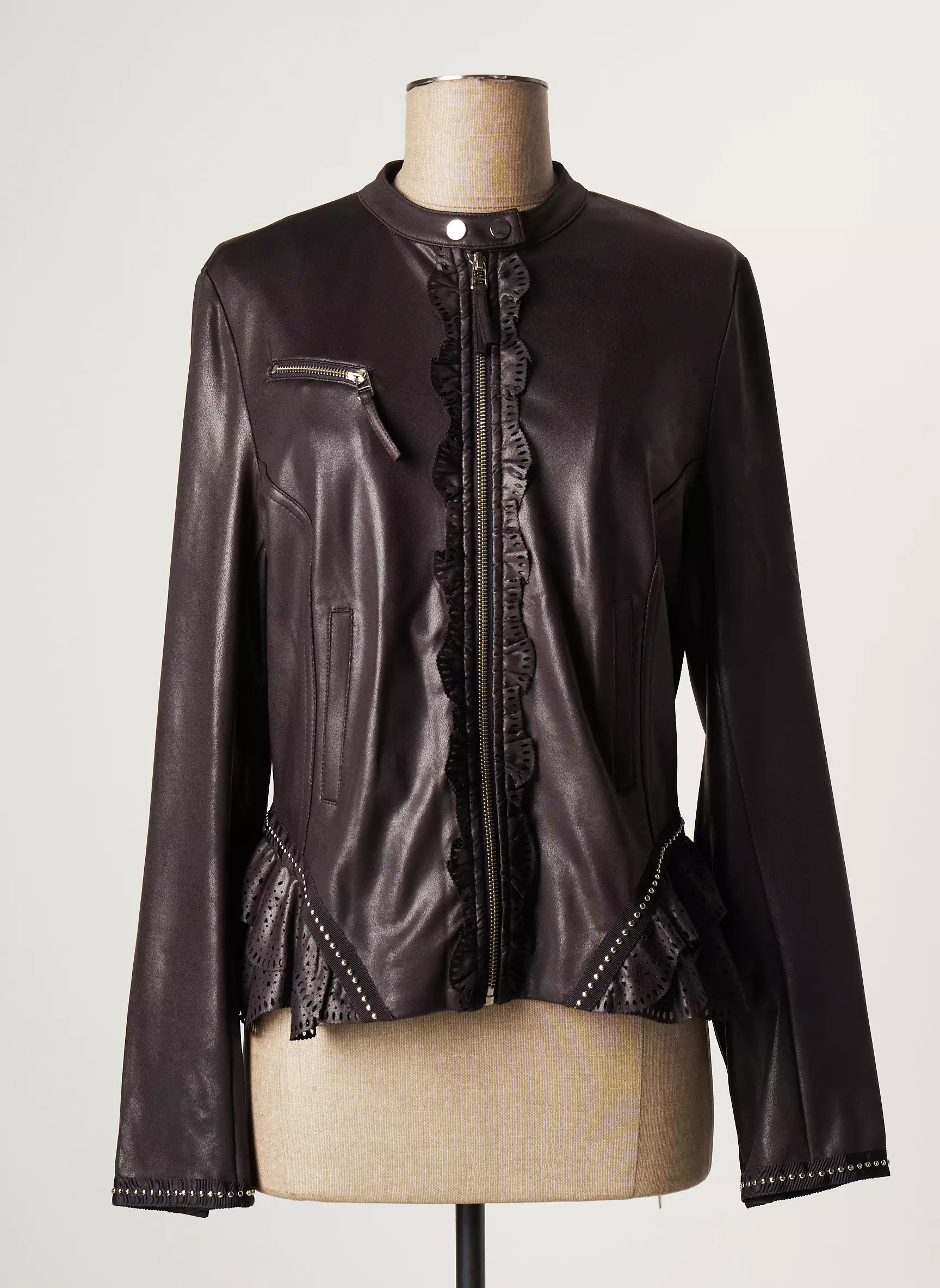 Eva Kayan Vestecasual Femme couleur marron