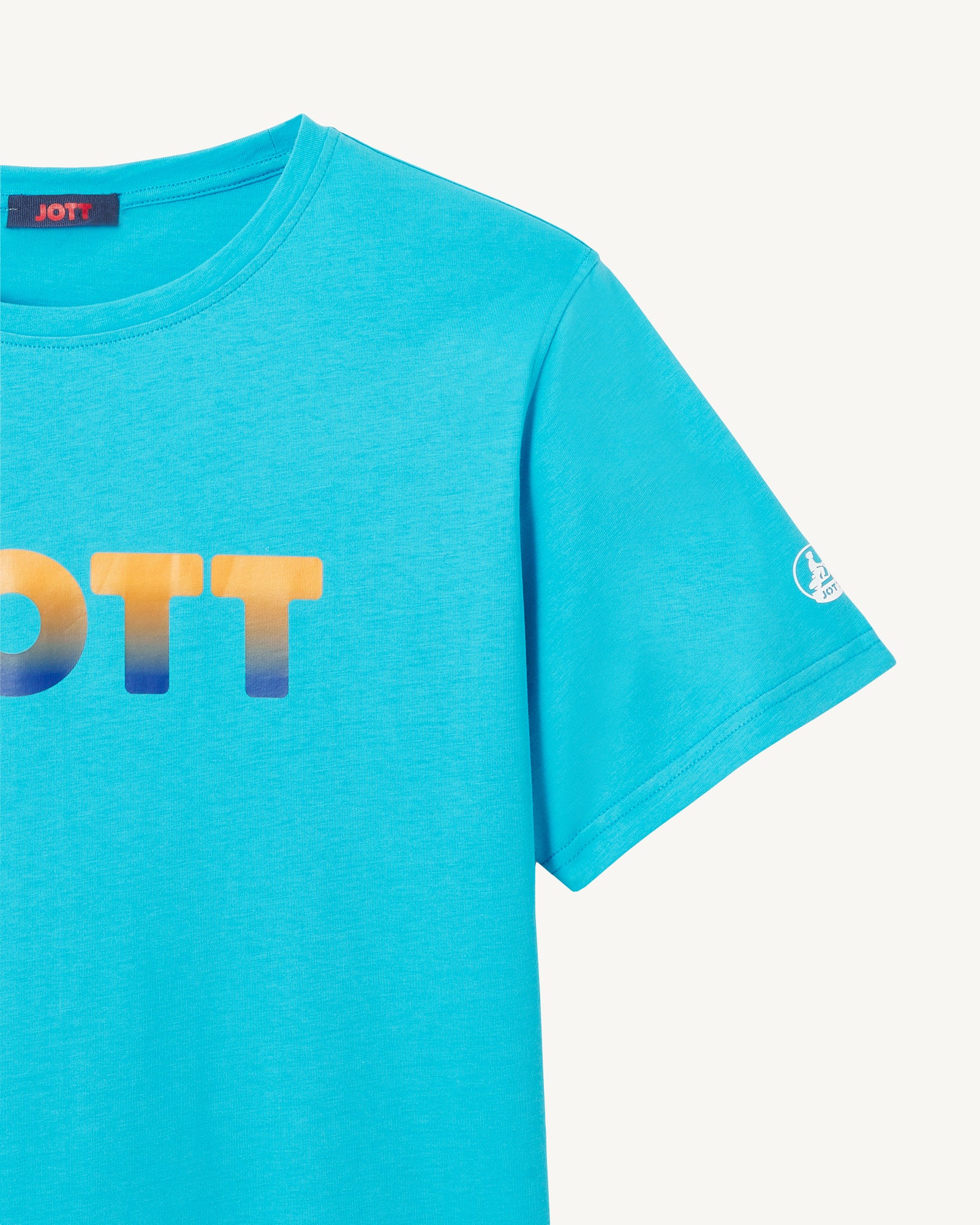 T-shirt en coton biologique Bleu ciel Pietro