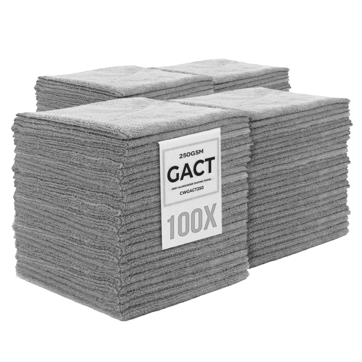 chemicalworkz Allrounder Coating Towel 250GSM Grau Versiegelungstuch 40×40cm 100Stk.