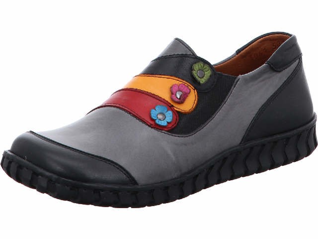 GEMINI Komfort Slipper grau