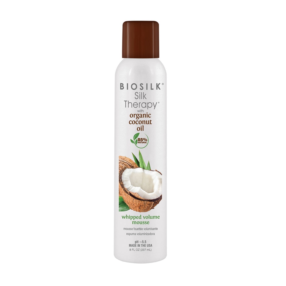 biosilk Silk Therapy Coconut Oil Mousse Volume Mousse