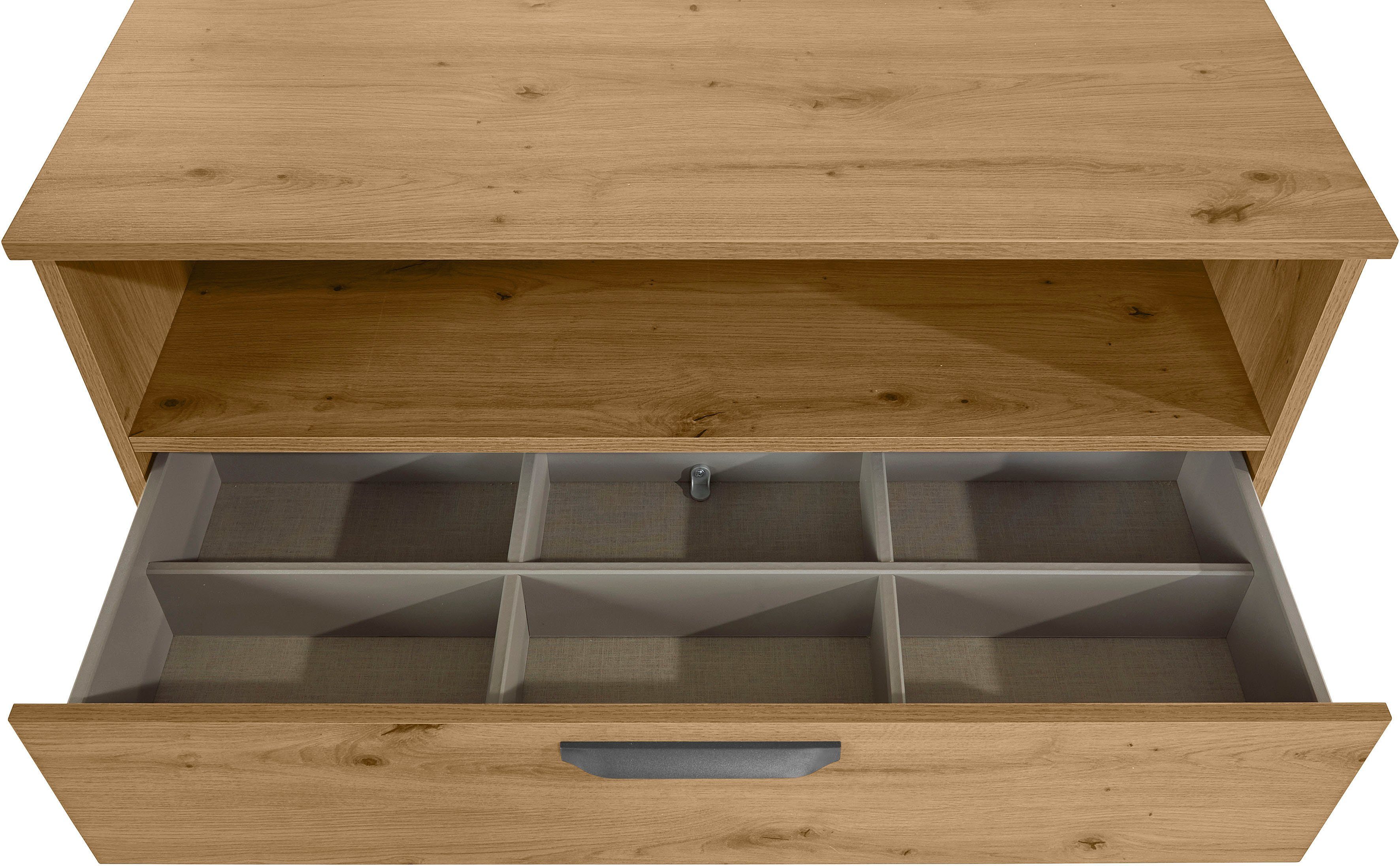 rauch Schubkastenkommode Oteli, Inkl. Schubkasten-Inneneinteilung aus Holz, einfache Montage