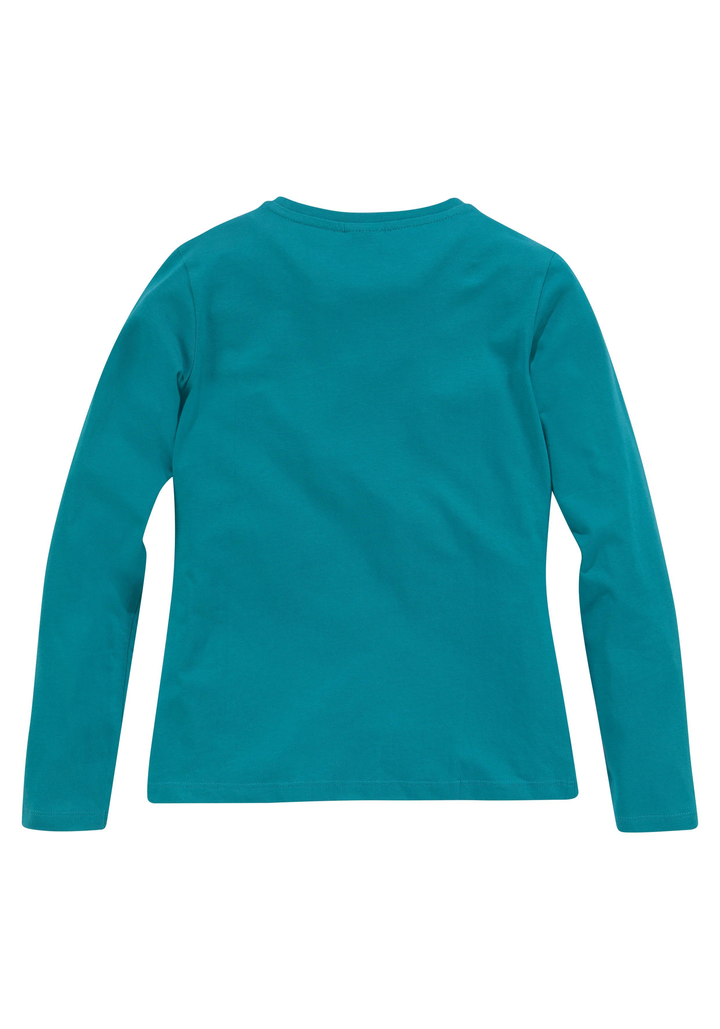 KIDSWORLD Langarmshirt Ich hab das schon verstanden - es ist mir nur egal Druck