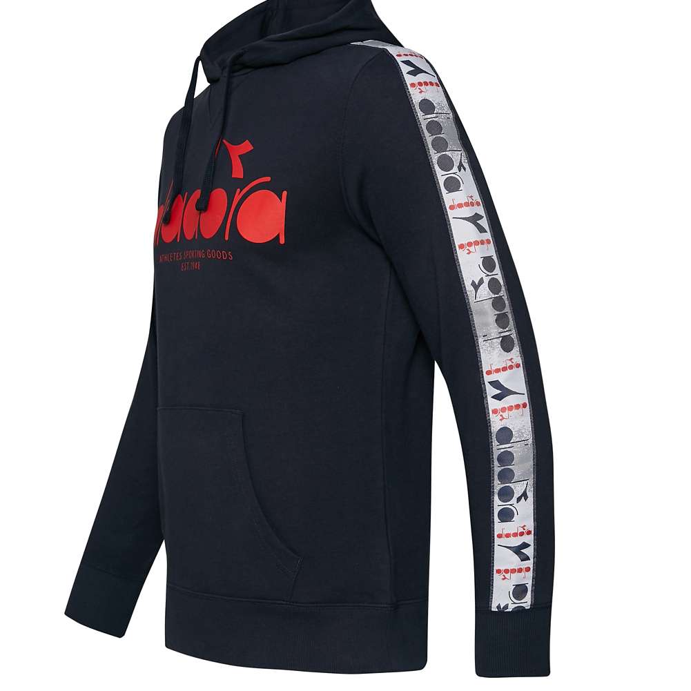 Diadora Hoodie 5 Palle Offside Herren Kapuzen Sweatshirt 502.175278-C7577