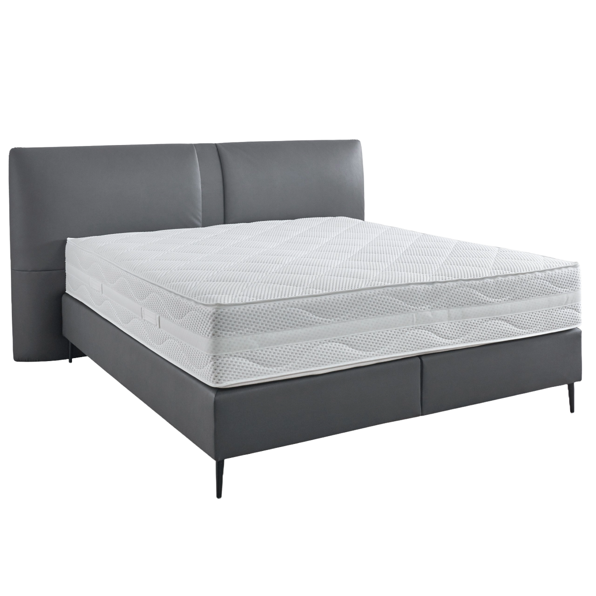 Oschmann Boxspringbett 20503 Grau 180 x 200 cm