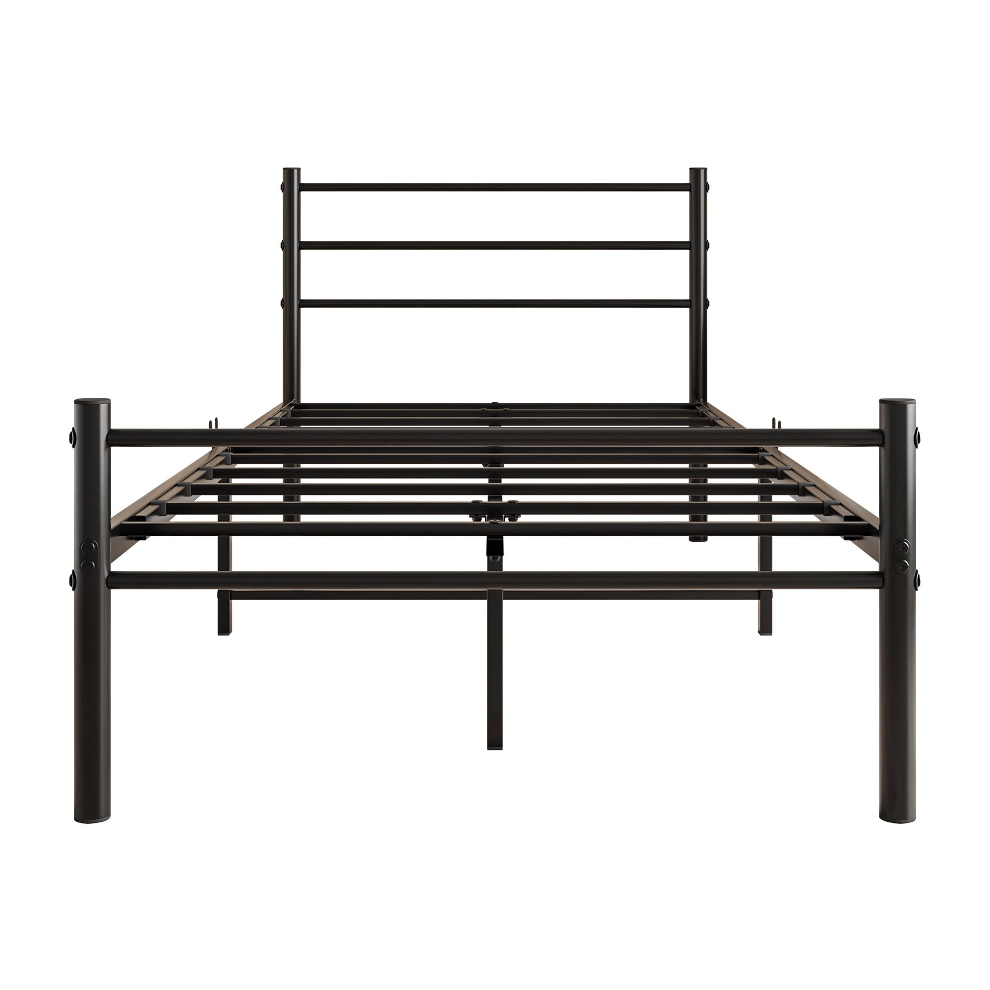 Gotagee Metallbett Einzelbett Metallbett Metall Bett Jugendbett Bettgestelle 90x190 cm