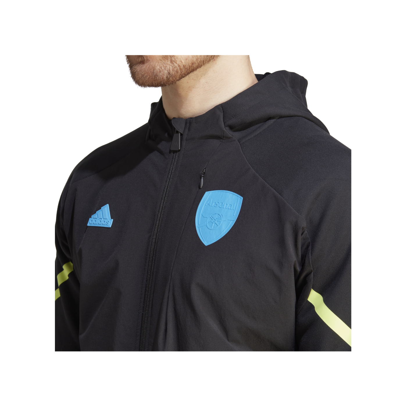 adidas FC Arsenal London Kapuzenjacke Schwarz