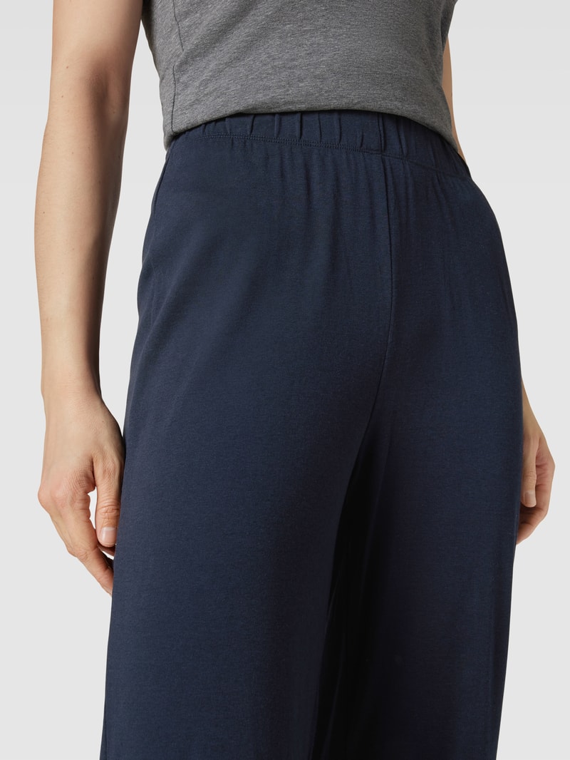 Pyjama-Hose mit elastischem Bund Modell 'Summer Sensation' in marineblau