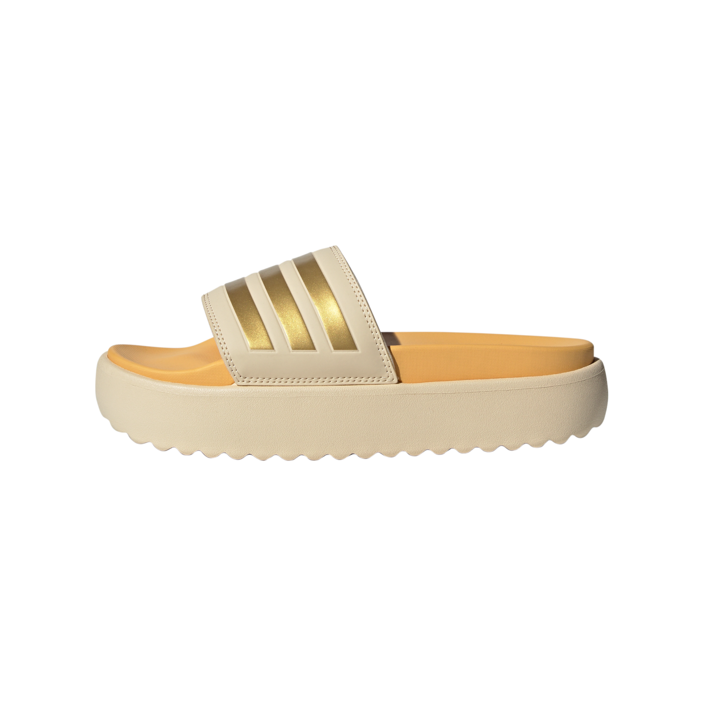 adidas Adilette Platform Badelatsche Damen Schwarz