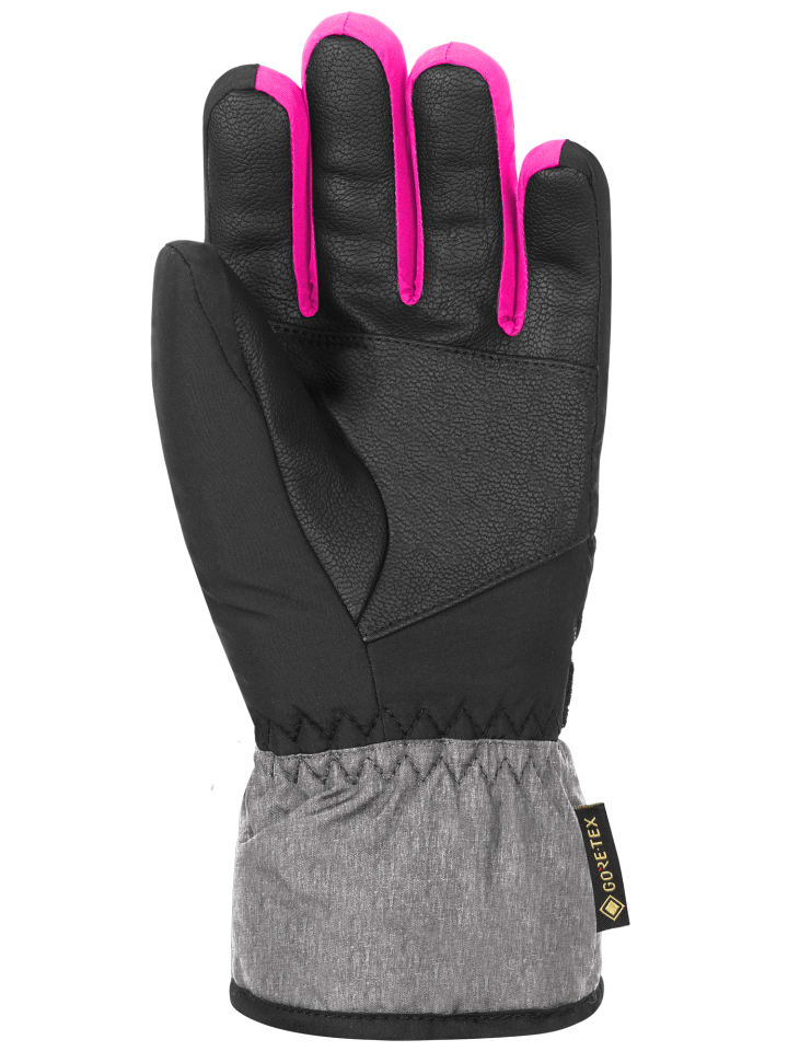 Reusch Fingerhandschuh Bolt GTX Junior in blck/blck melang/pink glo günstig kaufen