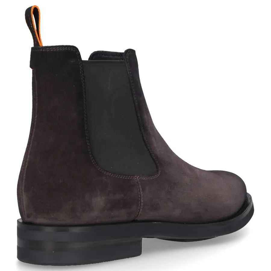Santoni - Chelsea Boots 17838 Veloursleder - grau