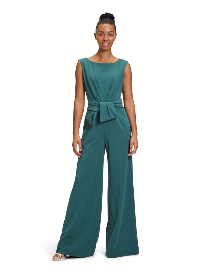 Vera Mont Jumpsuit mit weitem Bein in Dark Emerald günstig kaufen