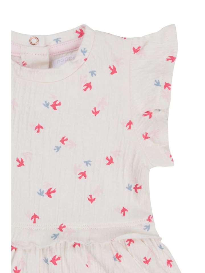 Noppies Kleid Minden in Animals pattern Off white günstig kaufen