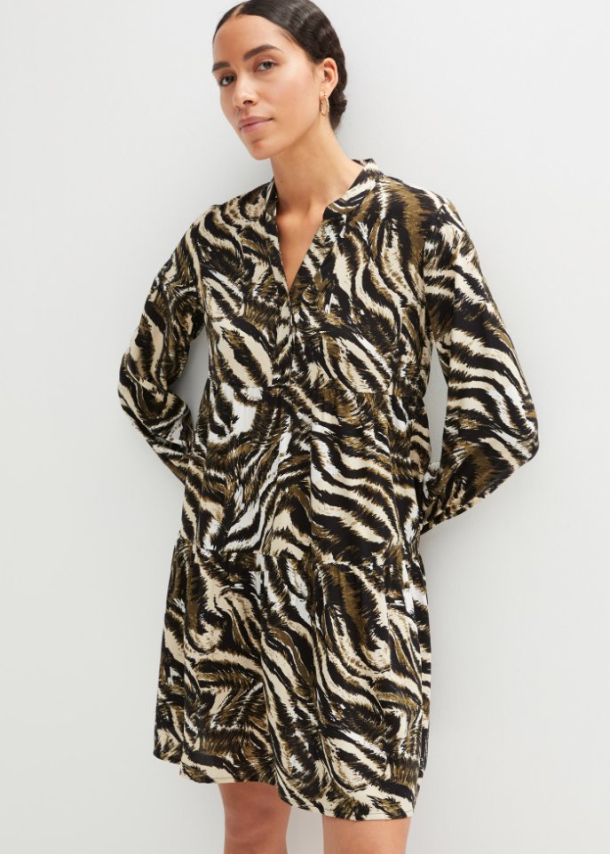 Kleid mit Volant