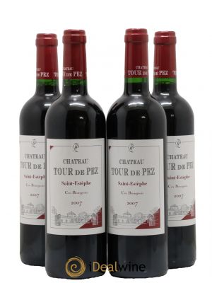 Château Tour de Pez Cru Bourgeois  2007 - Lot de 4 Bouteilles