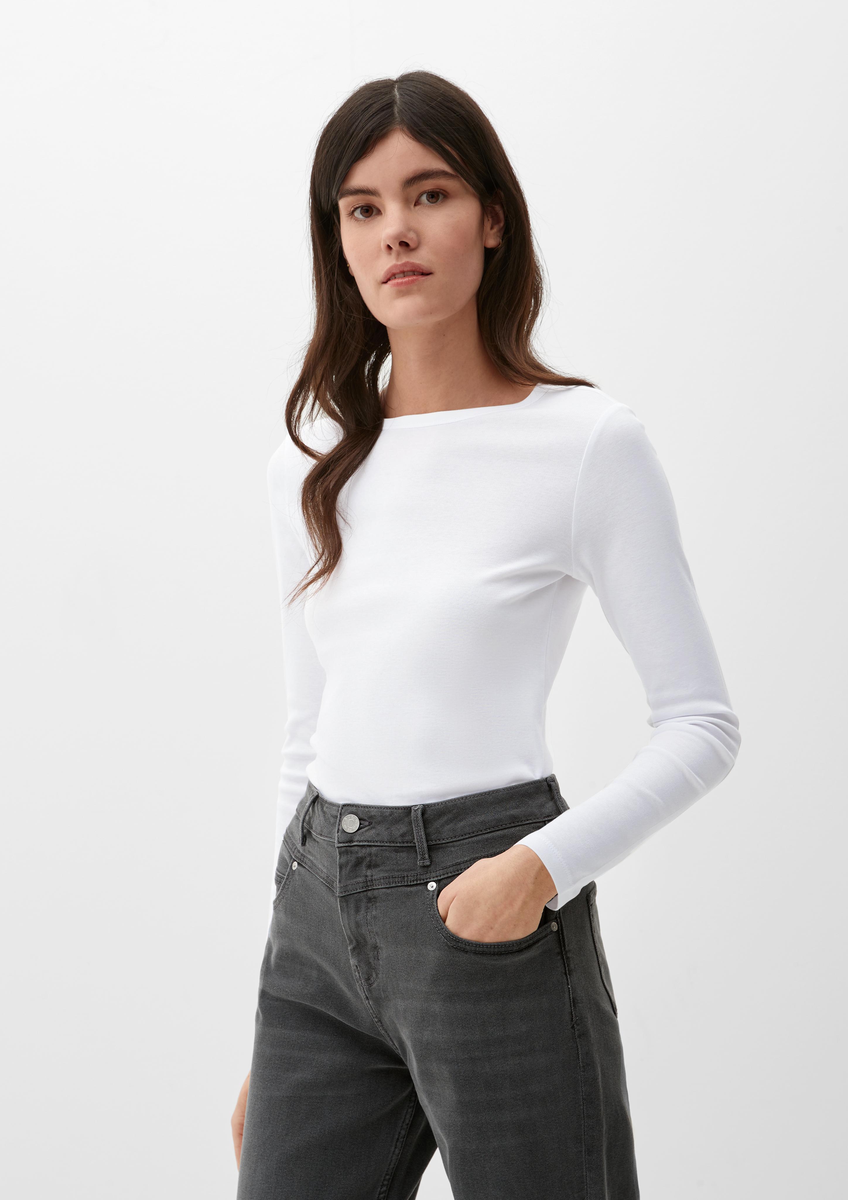 Longsleeve mit Rippstruktur  2130091-0100