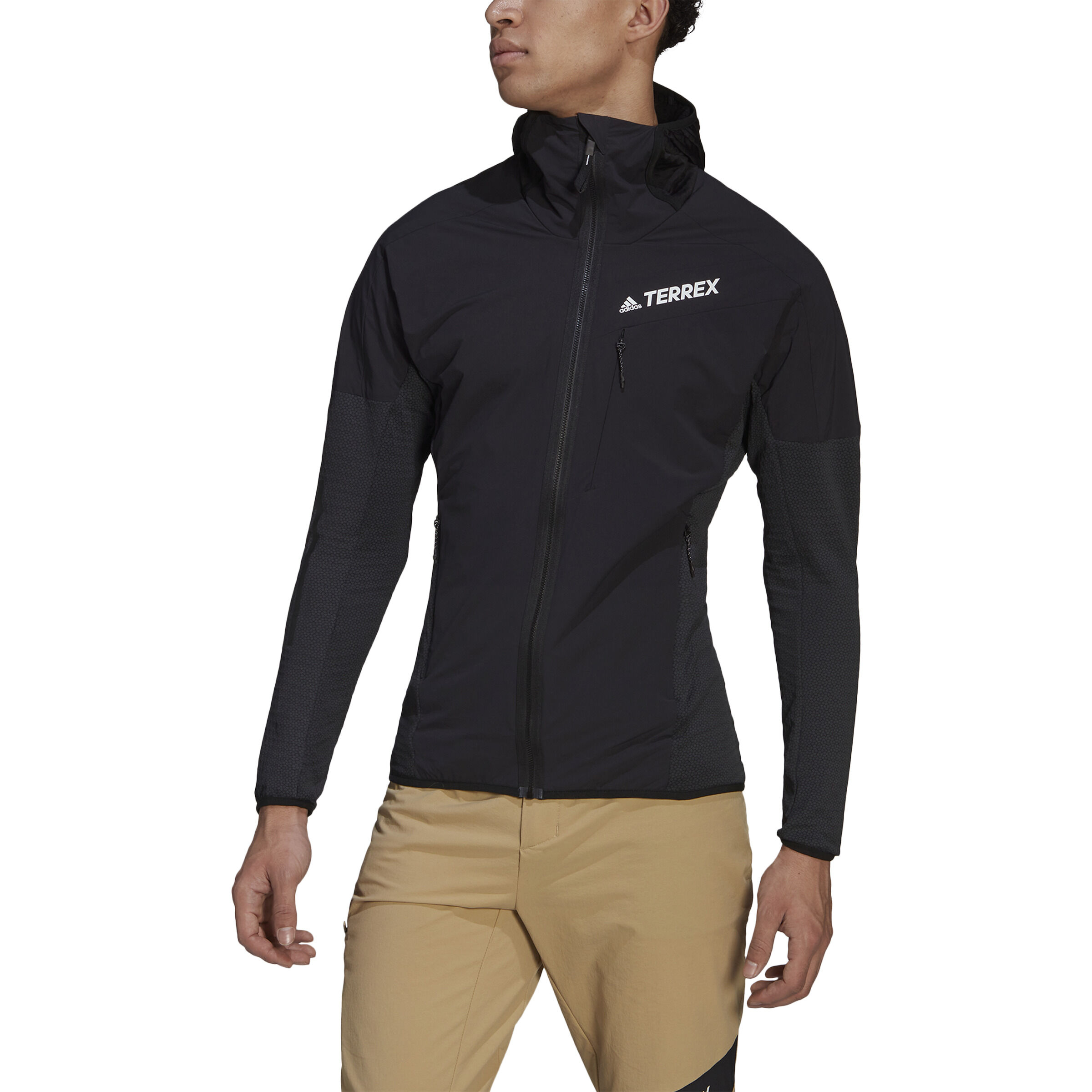 Fleece Hoody Herren - Schwarz