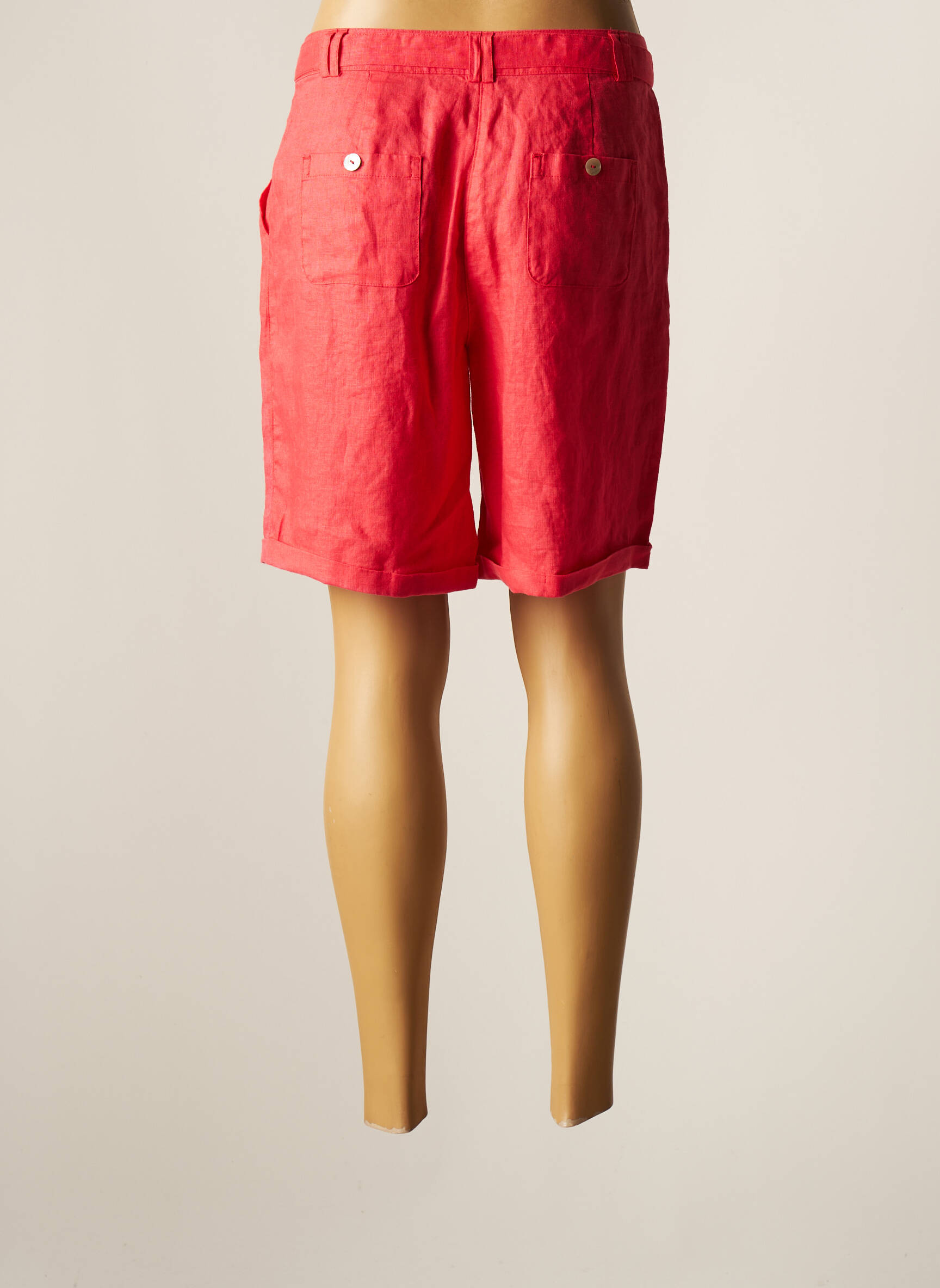 Julie Guerlande Bermudas Femme couleur rose